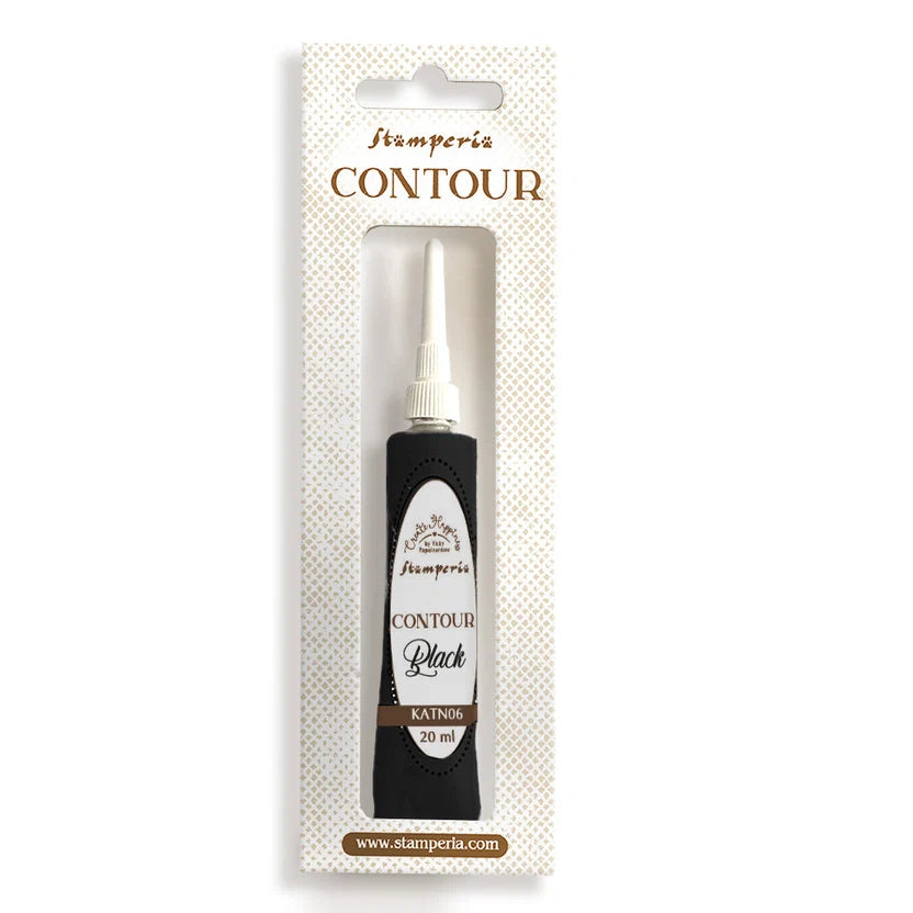 Stamperia - Create Happiness Christmas Plus Collection - Contour Liner - Black