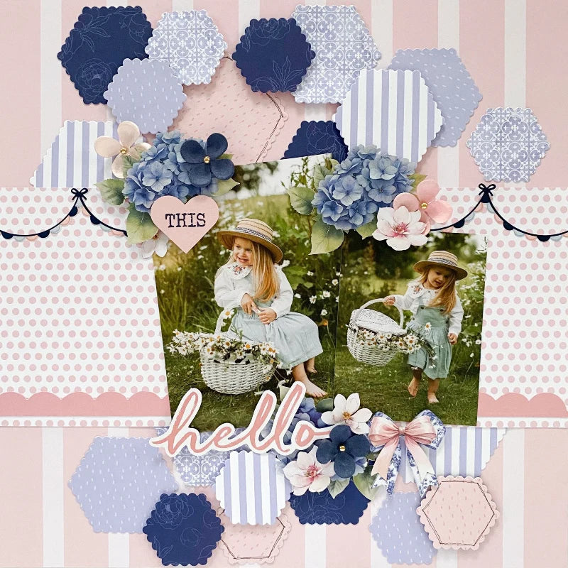 Uniquely Creative - Cutting Dies - Stitched Nesting Hexagon