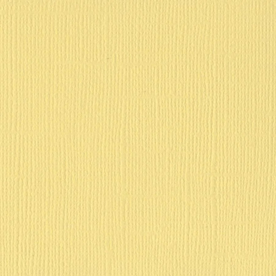 Bazzill 12 x 12 Textured Cardstock - Lemonade