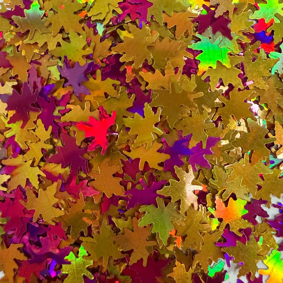 Lawn Fawn - Lawn Fundamentals - Tiny Treasures - Fall Leaf Confetti Mix