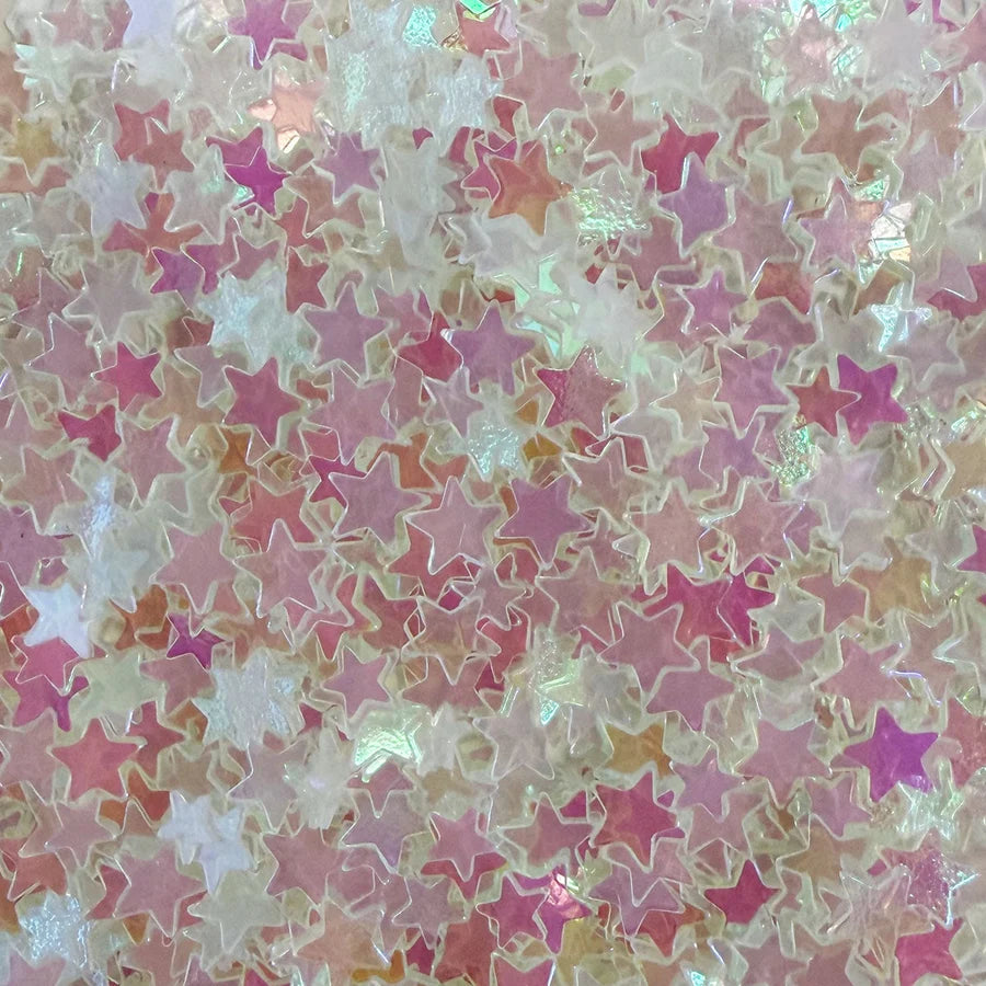 Lawn Fawn - Lawn Fundamentals - Tiny Treasures - Iridescent Stars Confetti