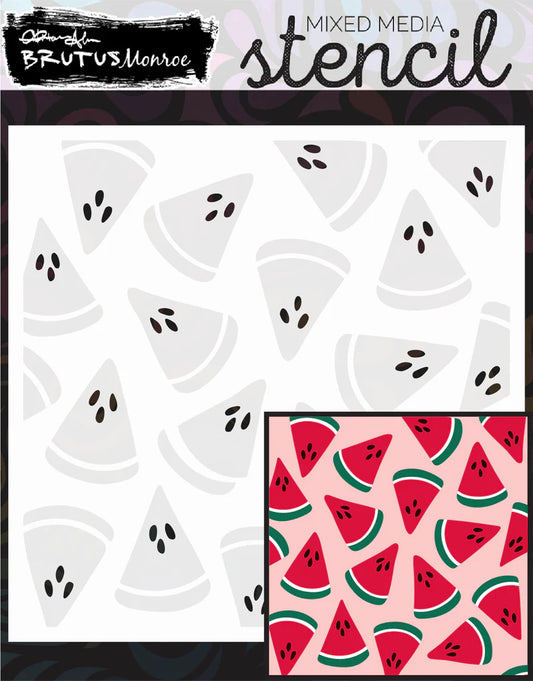 Brutus Monroe - Rooted In Kindness Collection - Layering Stencils - Melon Madness