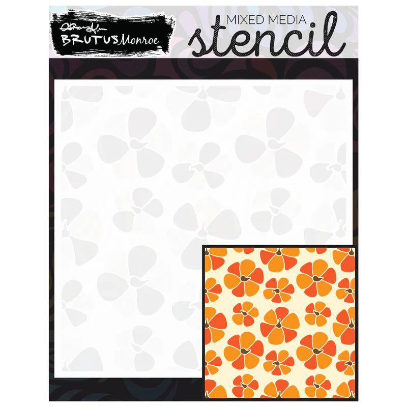 Brutus Monroe Mixed Media Layering Stencil - Pumpkin Patch