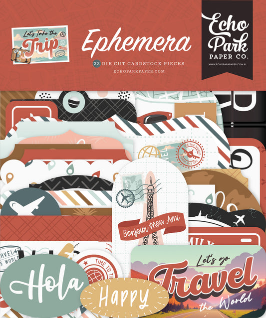Echo Park - Let's Take The Trip Collection - Ephemera