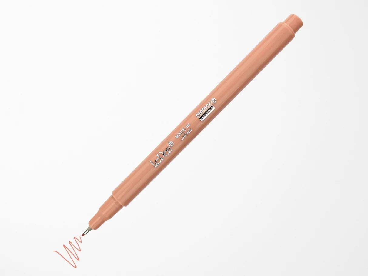 Marvy Le Pen Flex - Marker Pen - Brush Tip - Coral Peach