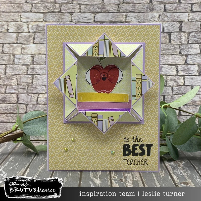 Brutus Monroe - Teacher's Apple | 4x4  Stamp