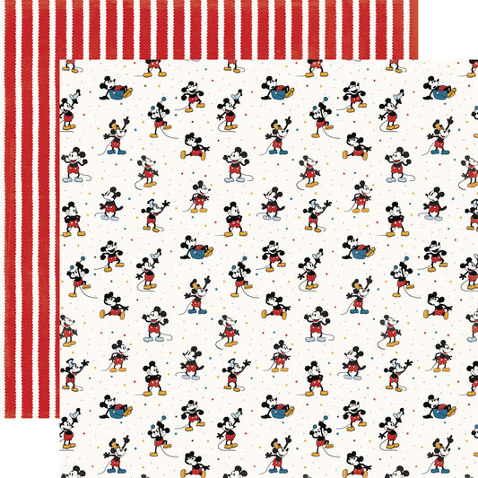 Echo Park - Mouse And Me Collection - 12 x 12 Double-Sided Paper - Adventure Mouse