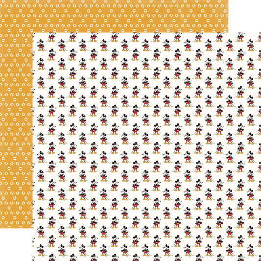 Echo Park - Mouse And Me Collection - 12 x 12 Double-Sided Paper - Smiling Mouse Pal