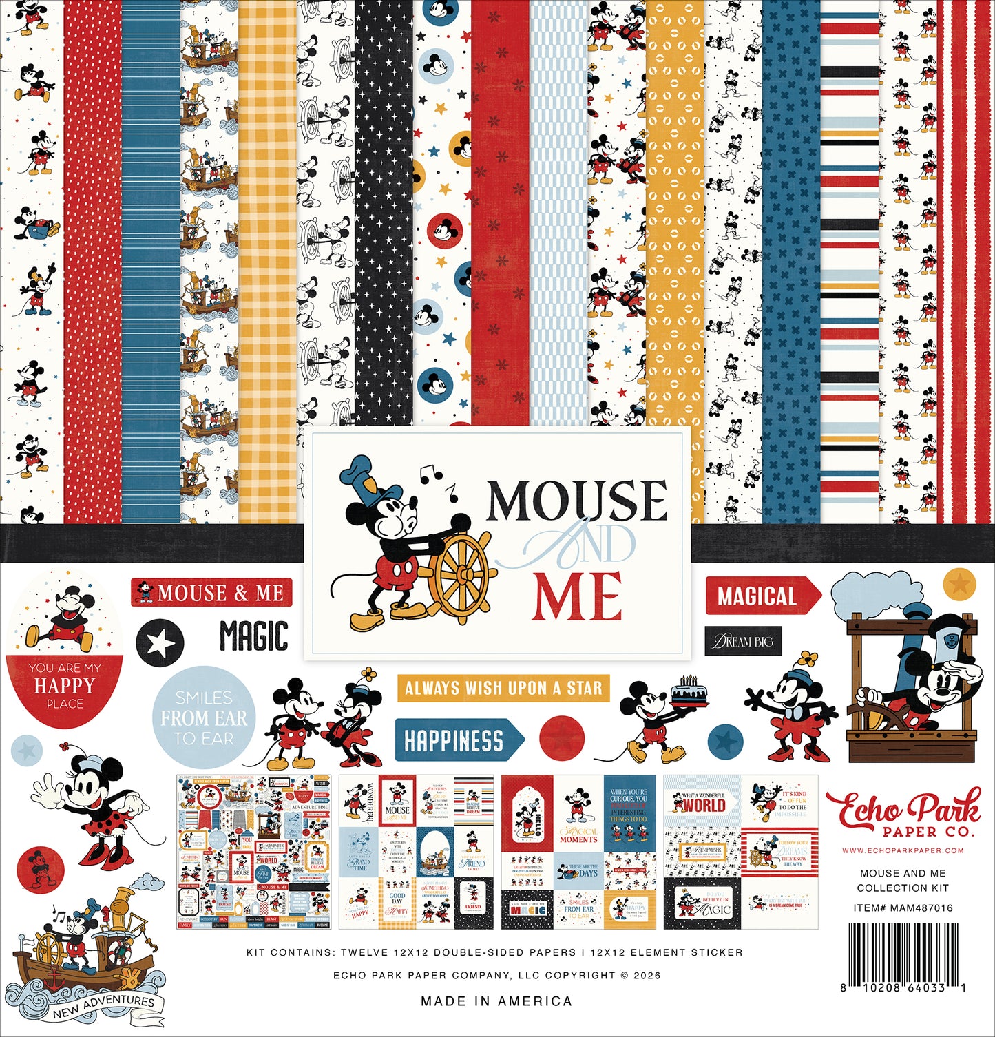 Echo Park - Mouse And Me Collection - 12 x 12 Collection Kit