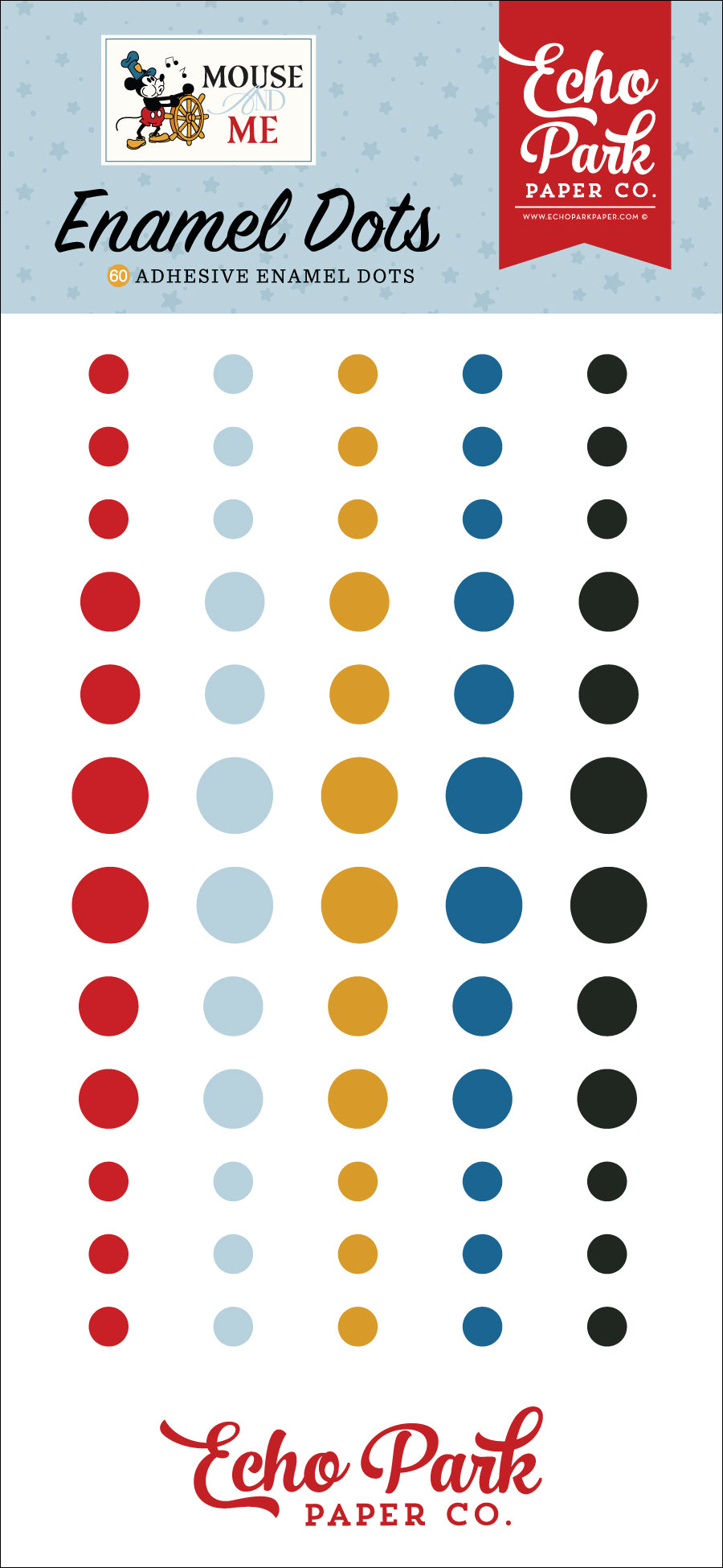 Echo Park - Mouse And Me Collection - Enamel Dots