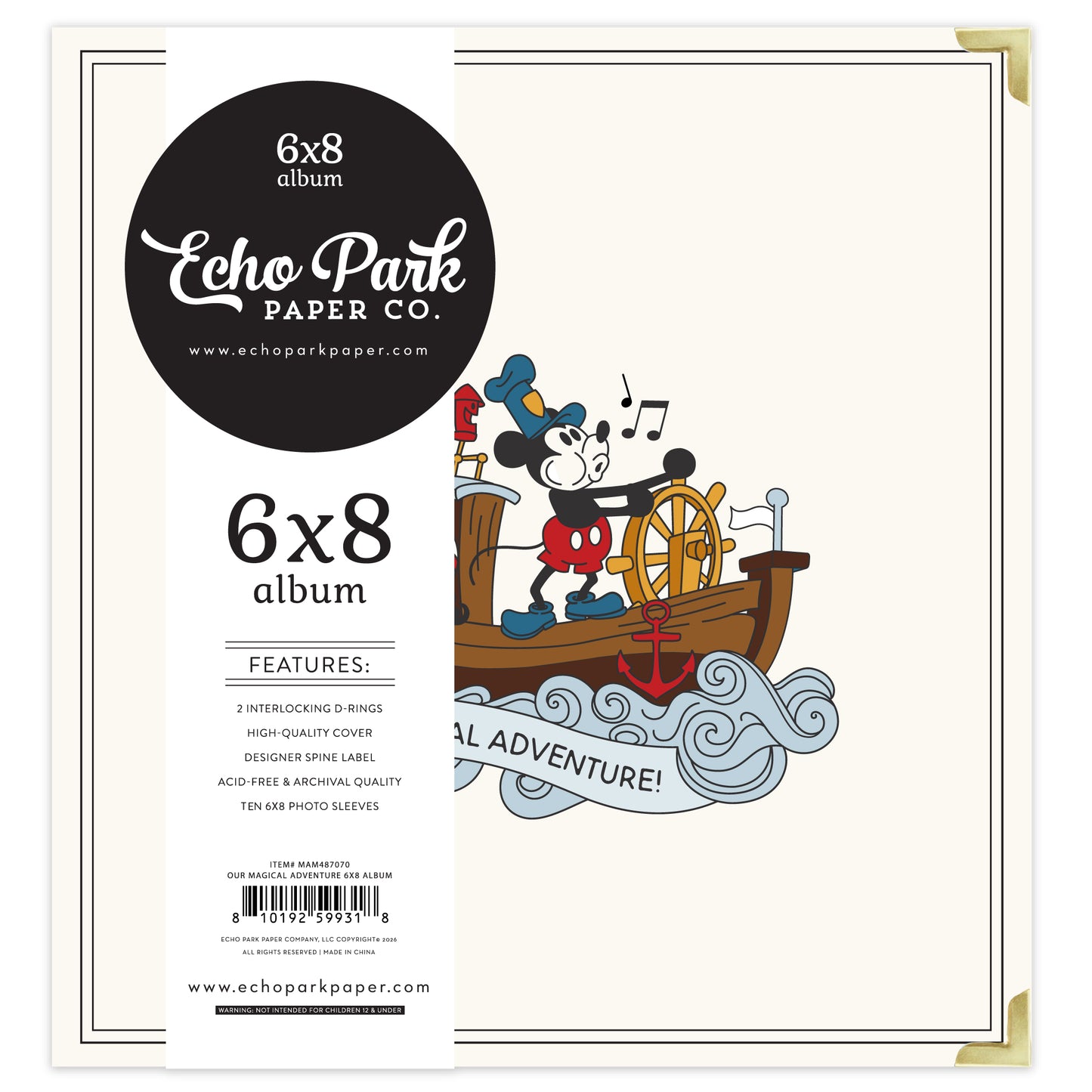 Echo Park - Mouse And Me Collection - Our Magical Adventure 6 x 8 Album