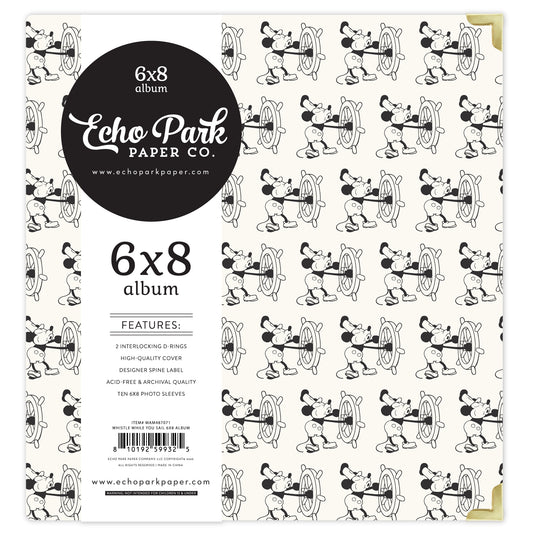 Echo Park - Mouse And Me Collection - Whistle While You Sail 6 x 8 Album
