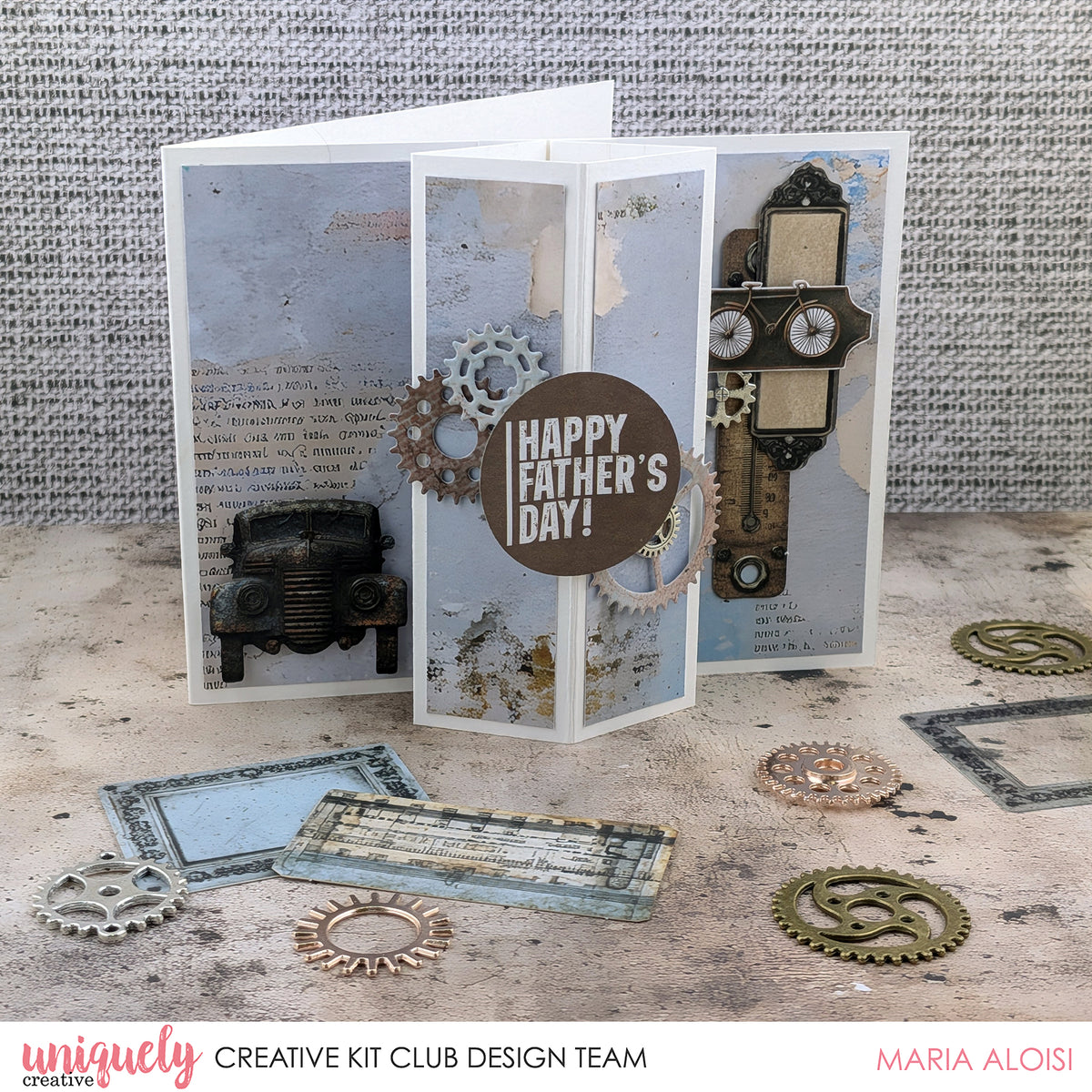 Uniquely Creative - Wings And Wheels Collection - Card Making Kit