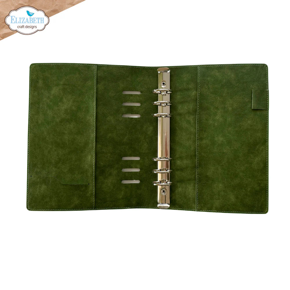 Elizabeth Craft Designs - Delightful Discovery Collection - Memory Binder - Earthy Green