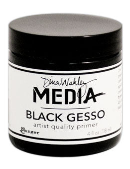 Ranger - Dina Wakley - Media Gesso 4oz Jar - Black