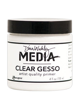 Ranger - Dina Wakley - Media Gesso 4oz Jar - Clear