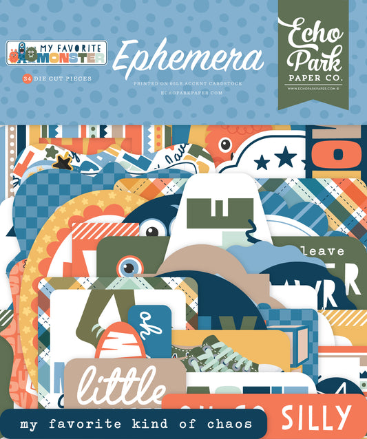 Echo Park - My Favorite Monster Collection - Ephemera