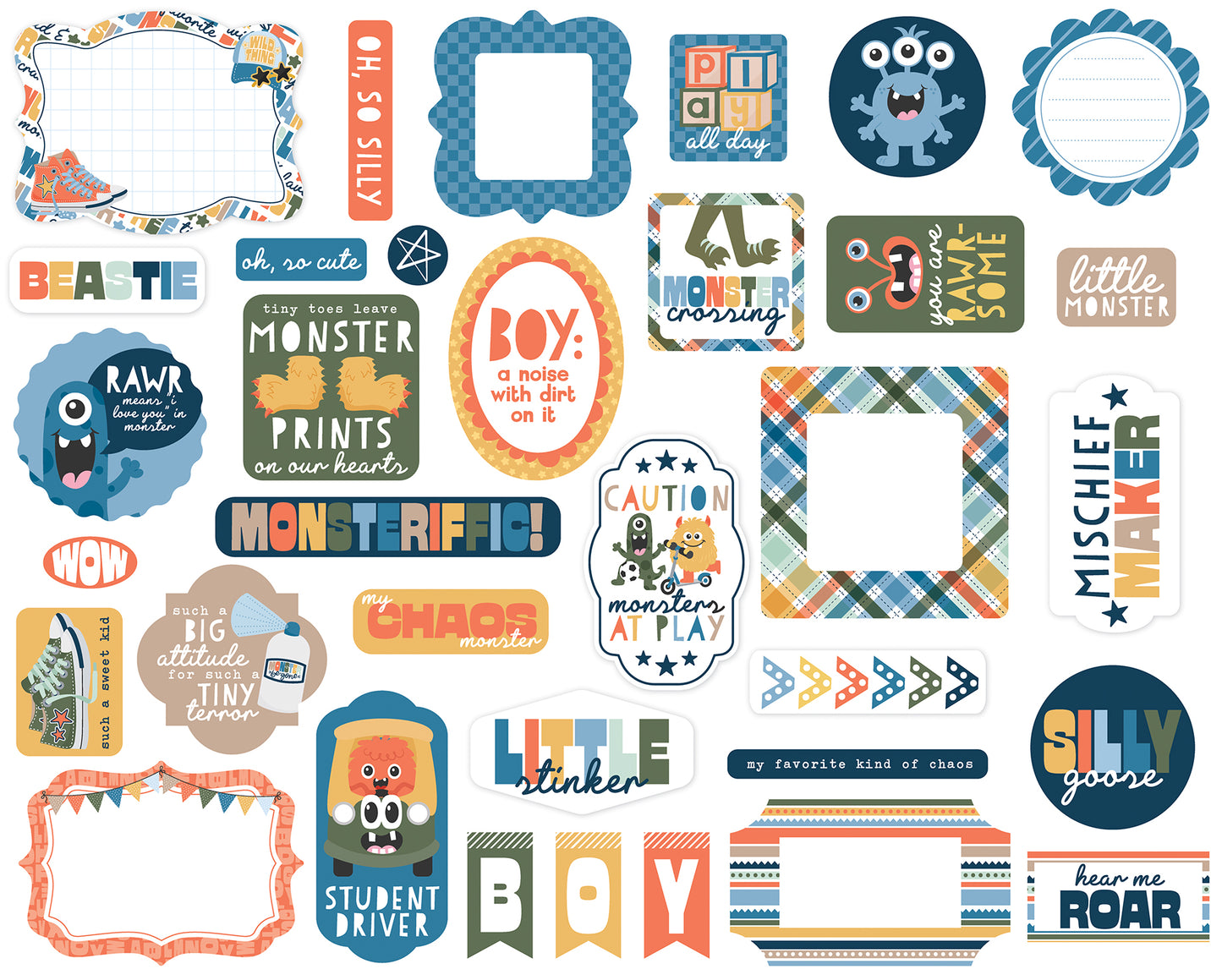 Echo Park - My Favorite Monster Collection - Ephemera