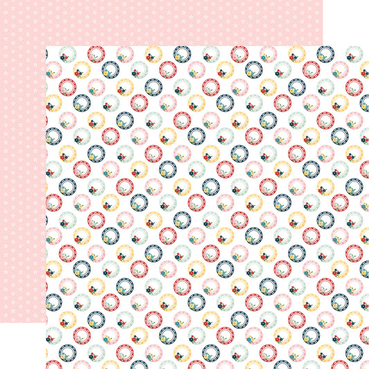 Echo Park - Mom's Kitchen Collection - 12 x 12  Double Sided Paper -Pretty Plates