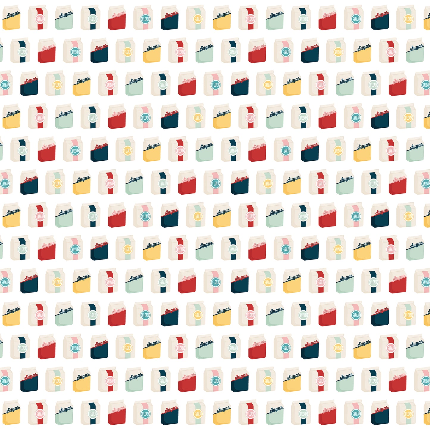 Echo Park - Mom's Kitchen Collection - 12 x 12  Double Sided Paper -Flour And Sugar