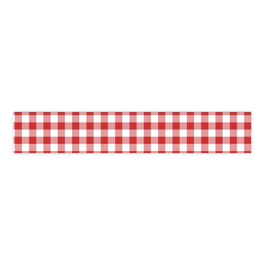 Echo Park - Mom's Kitchen Collection - Washi Tape - Red Dashed Gingham