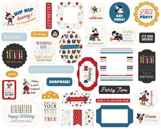 Echo Park - Mouse And Me Birthday Collection - Ephemera
