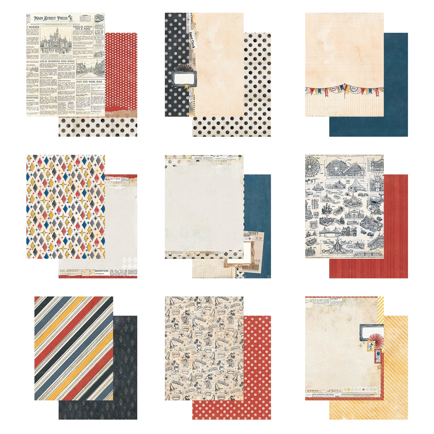 49 and Market - Mouse And Co Collection - 6 x 8 Collection Pack