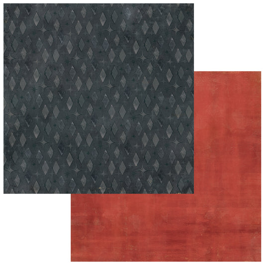 49 and Market - Mouse And Co Collection - 12 x 12 Double Sided Paper - Solid Sheet 1