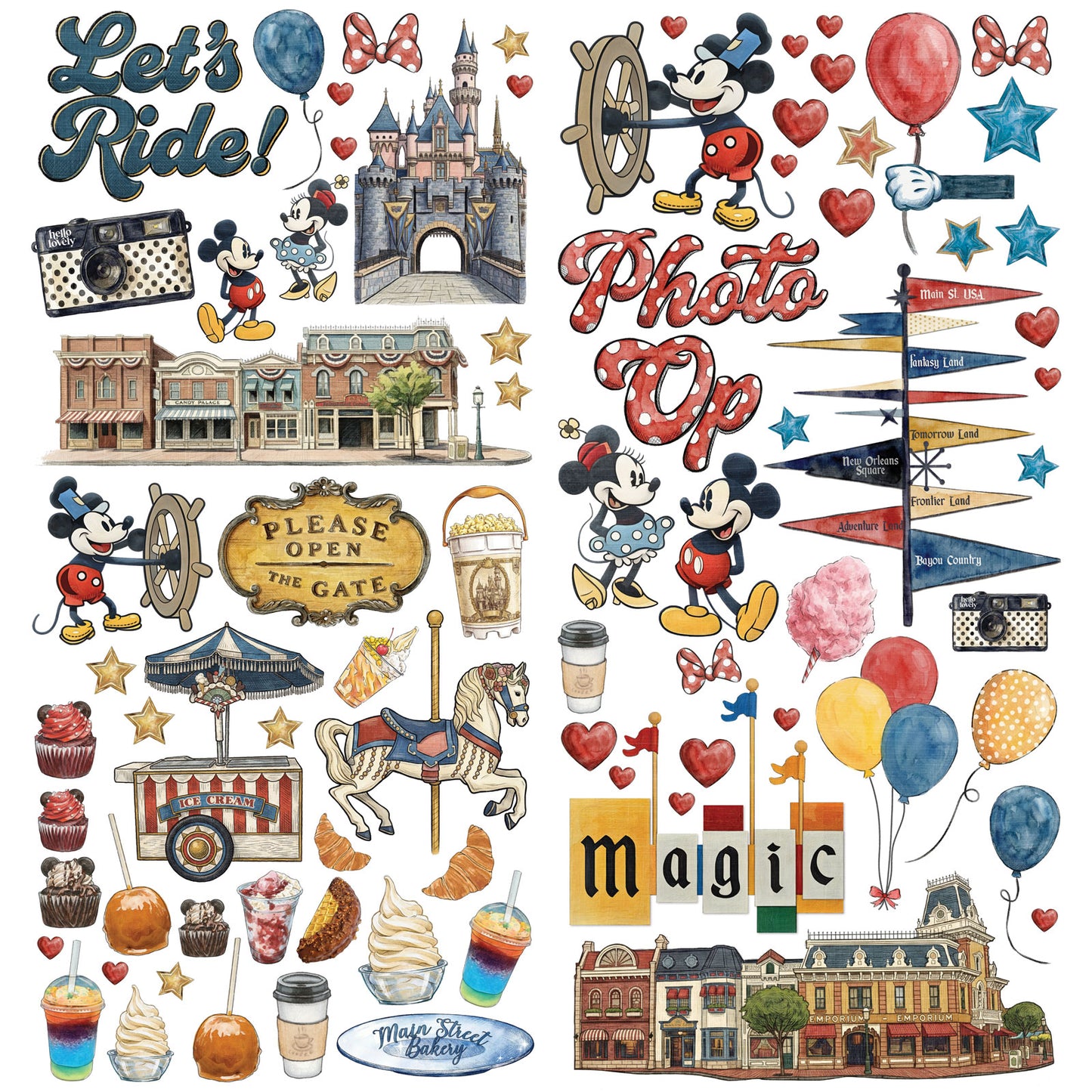 49 and Market - Mouse And Co Collection - Laser Cut Elements