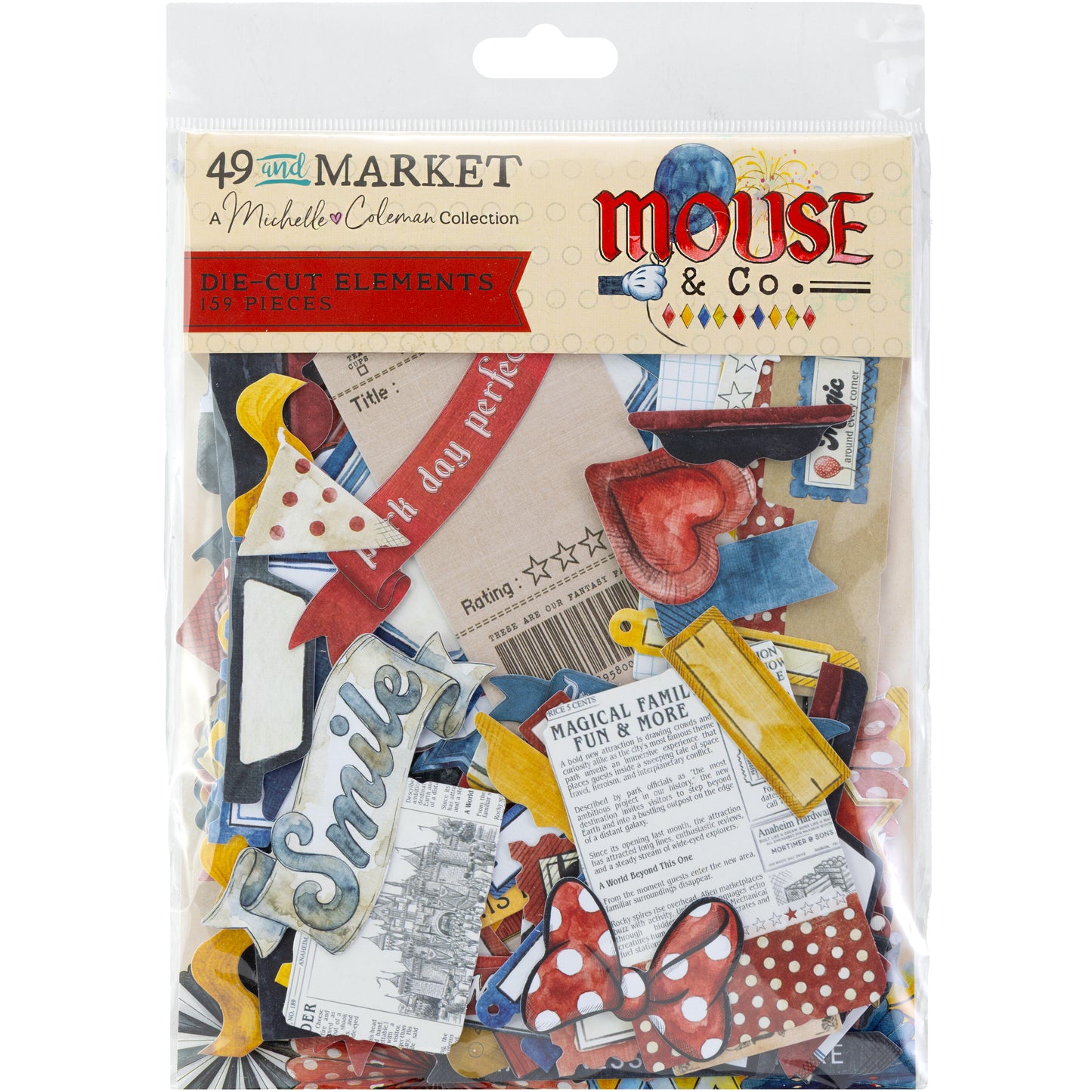 49 and Market - Mouse And Co Collection - Die-Cut Elements
