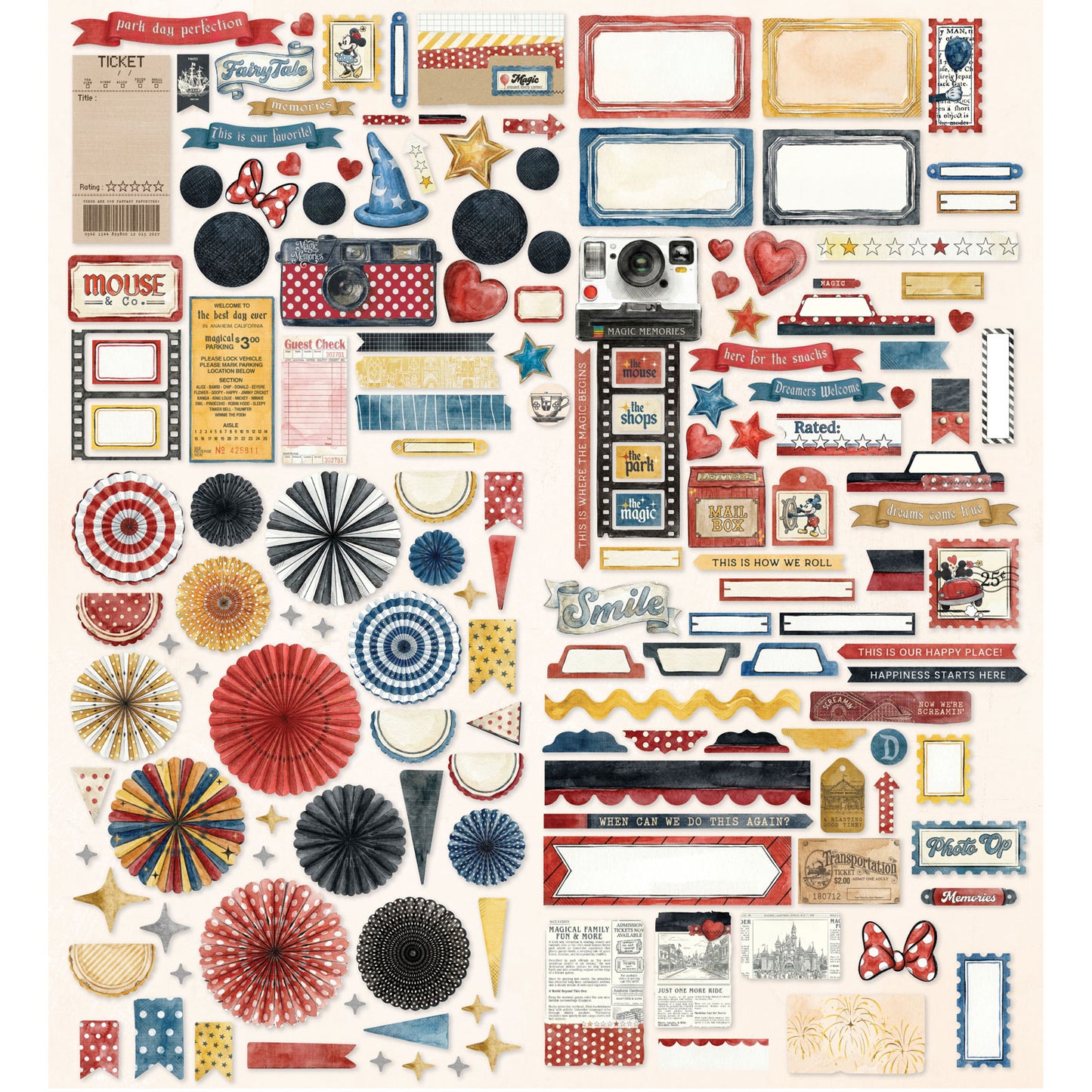 49 and Market - Mouse And Co Collection - Die-Cut Elements