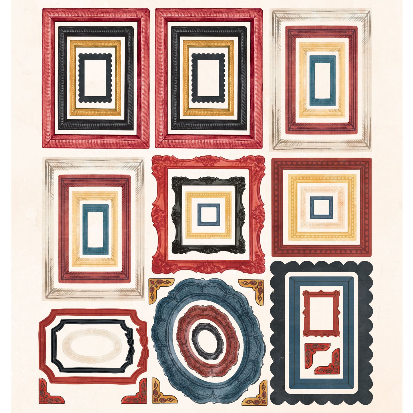 49 and Market - Mouse And Co Collection - Frames
