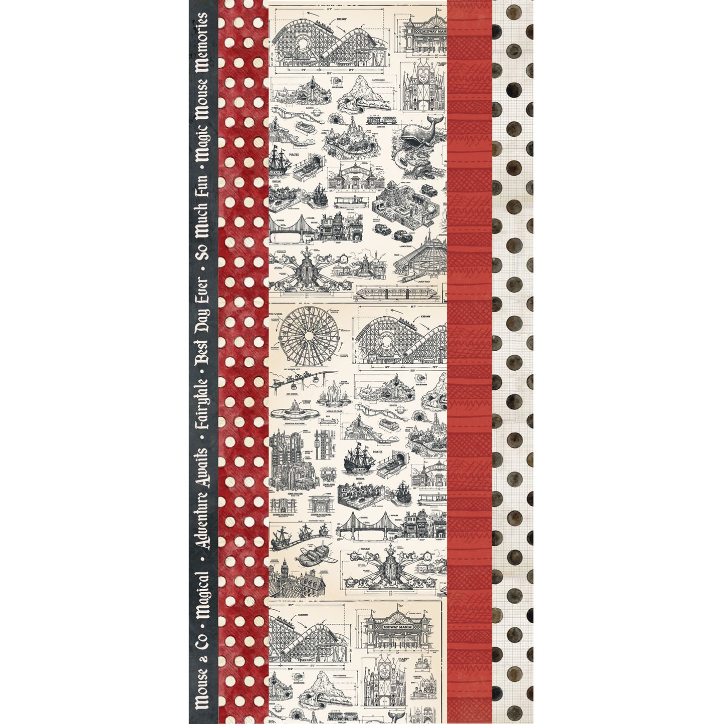 49 and Market - Mouse And Co Collection - Washi Sheets