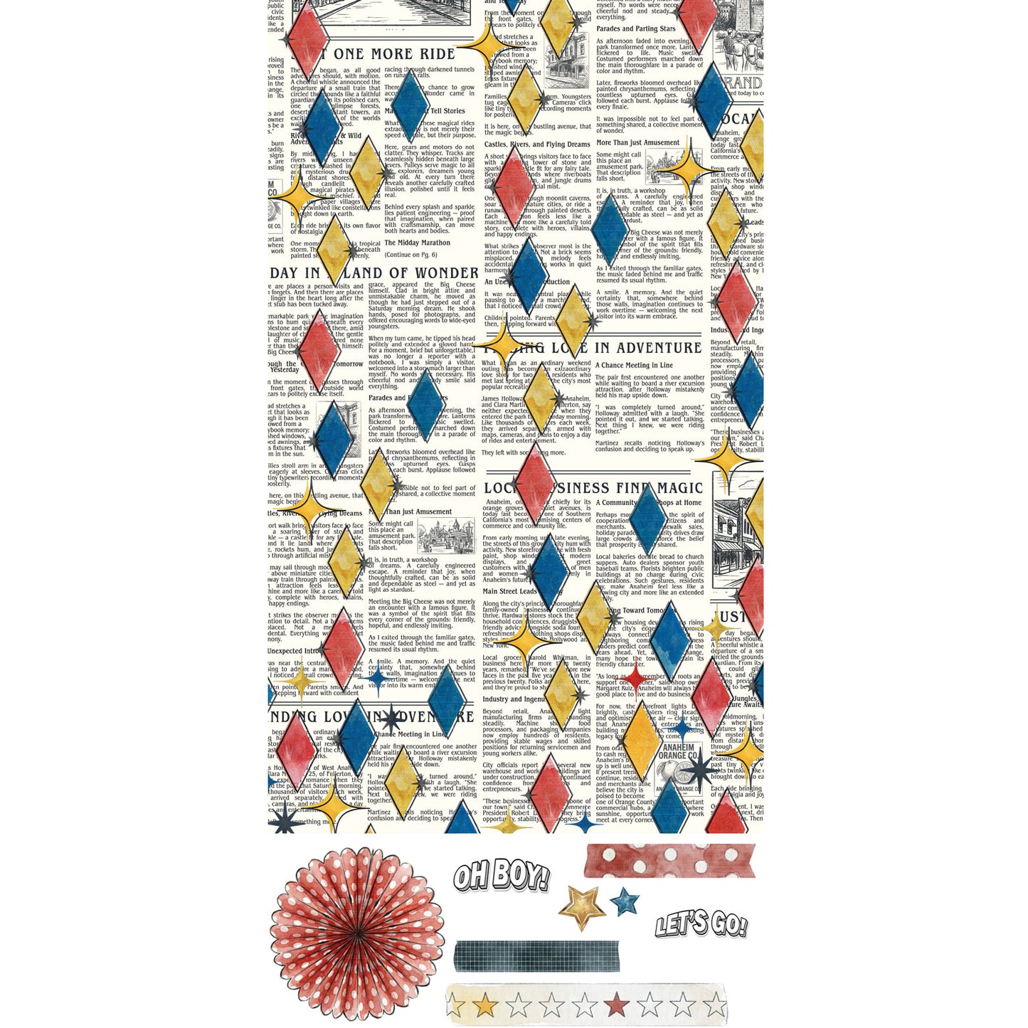 49 and Market - Mouse And Co Collection - Washi Sheets
