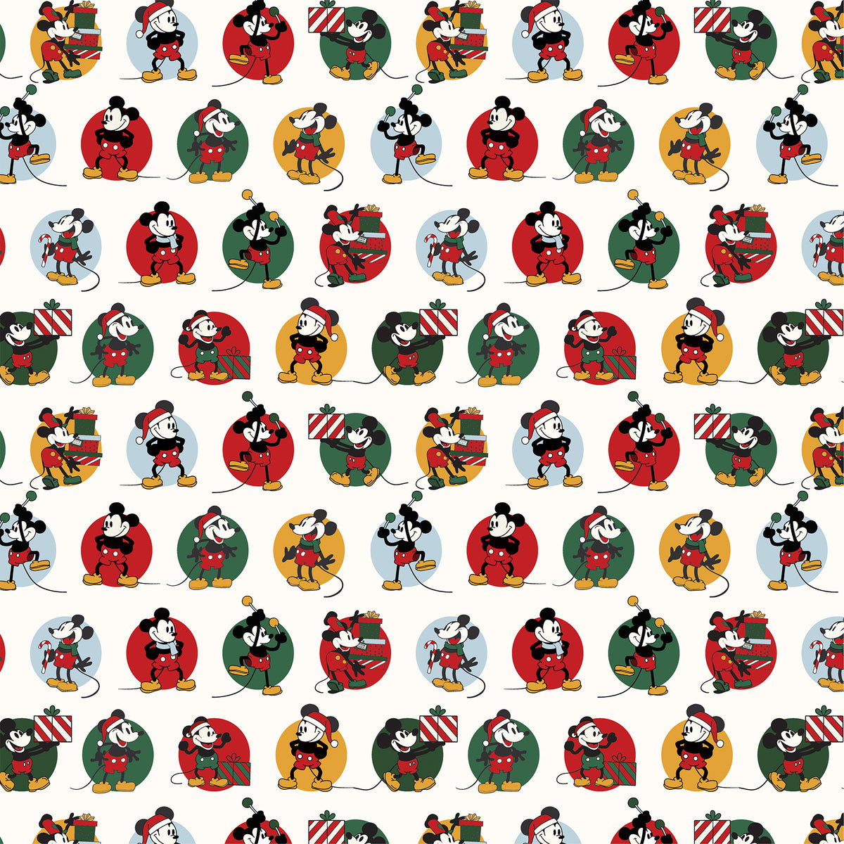 Echo Park - Mouse And Me Christmas Collection - 12 x 12 Double Sided Paper - Christmas Days