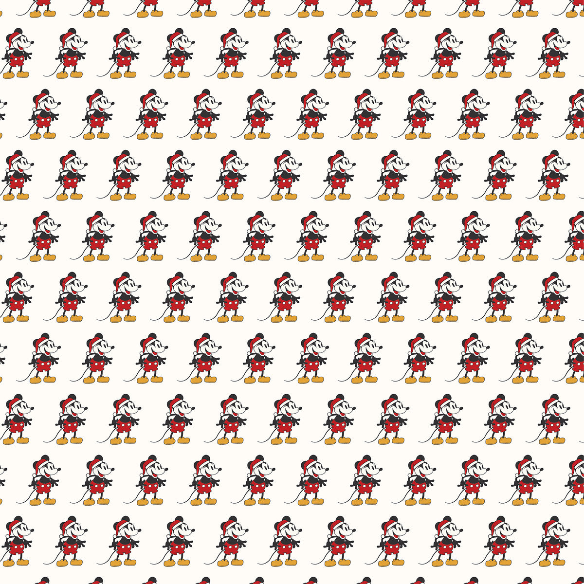 Echo Park - Mouse And Me Christmas Collection - 12 x 12 Double Sided Paper - Santa Mouse