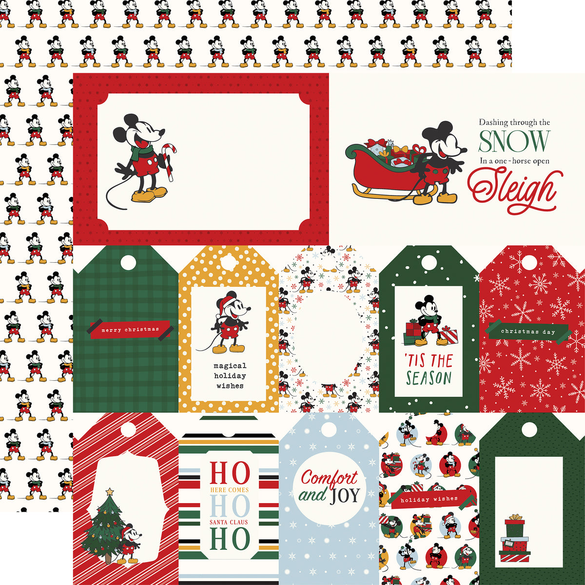 Echo Park - Mouse And Me Christmas Collection - 12 x 12 Collection Kit