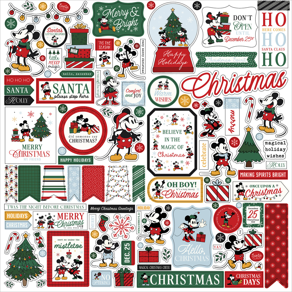 Echo Park - Mouse And Me Christmas Collection - 12 x 12 Collection Kit