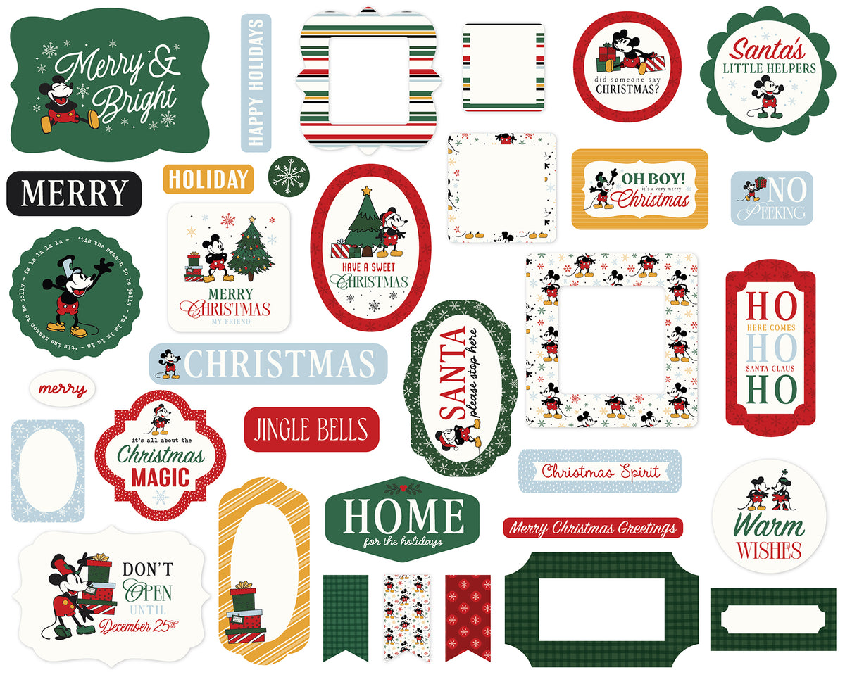 Echo Park - Mouse And Me Christmas Collection - Ephemera