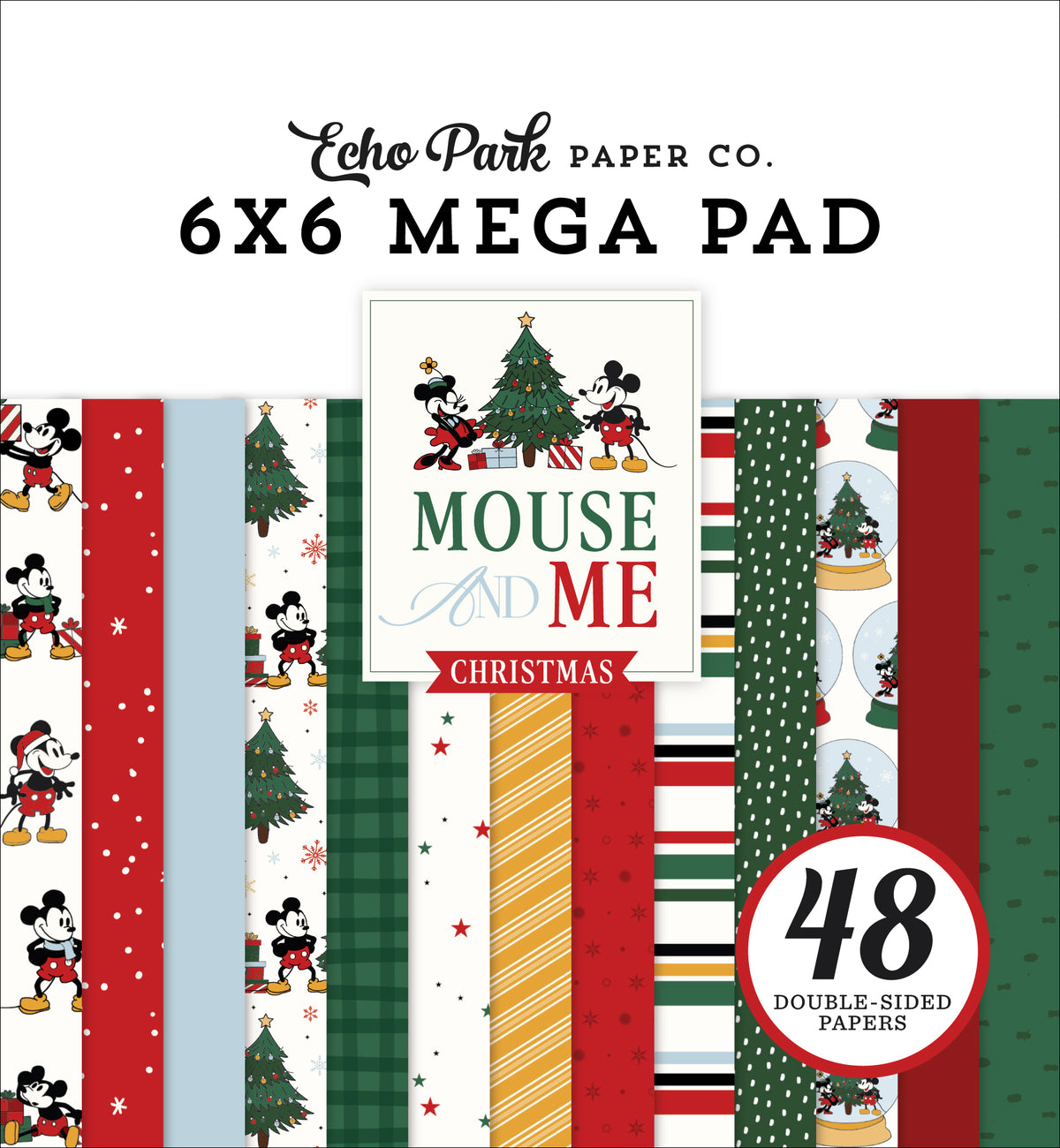 Echo Park - Mouse And Me Christmas Collection - 6 x 6 Paper Pad