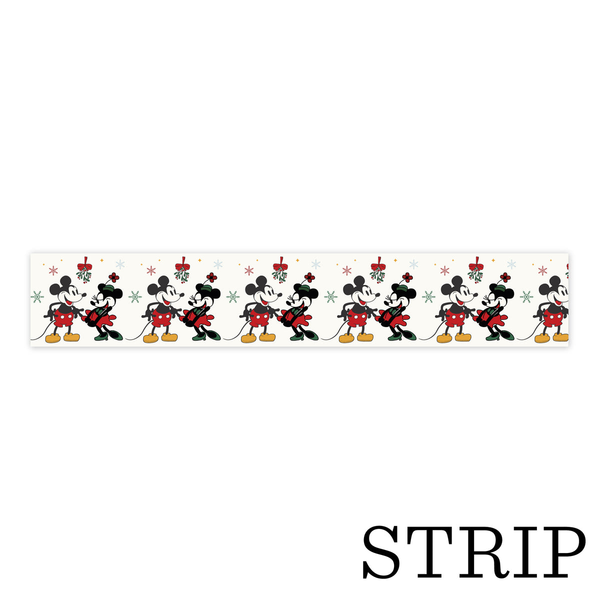 Echo Park - Mouse And Me Christmas Collection - Washi Tape - Mouse Mistletoe