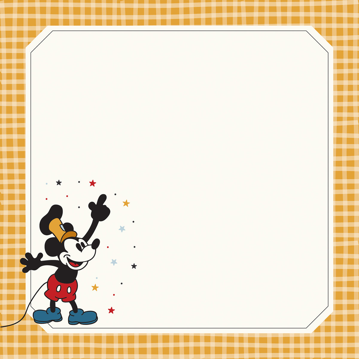 Echo Park - Mouse And Me Page Frames Collection - 12 x 12  Double Sided Paper - Magic Mouse Page Frame