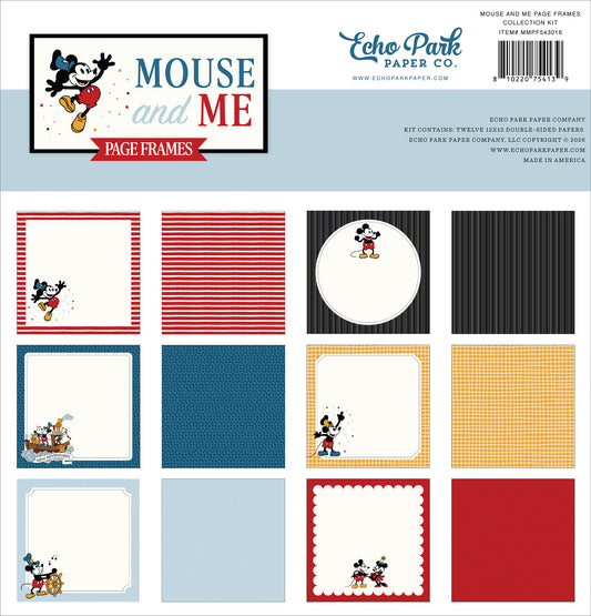 Echo Park - Mouse And Me Page Frames Collection - 12 x 12 Collection Kit
