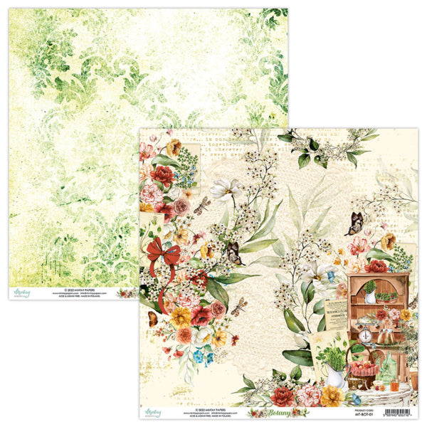 Mintay Botany 01 12 x 12 Single Sheet