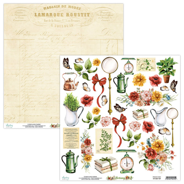 Mintay Botany-09 Elements 12 x 12 Double-Sided Paper