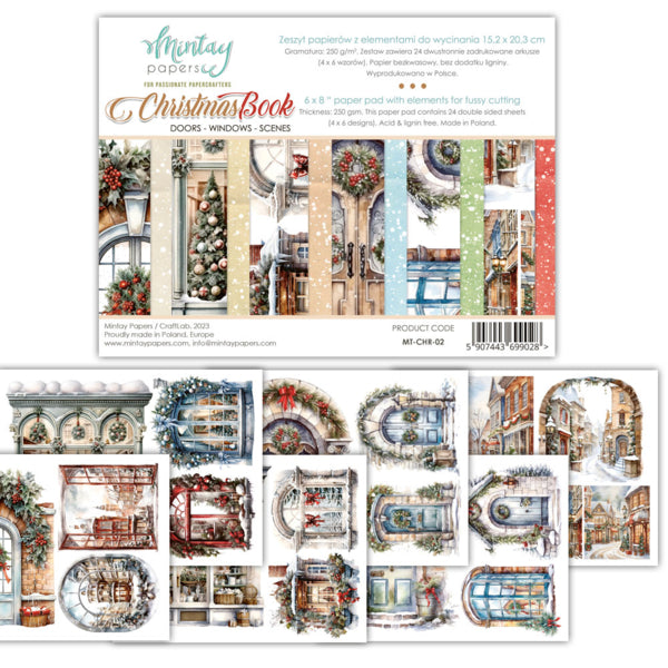 Mintay 6 x 8 Book - Christmas 2 - Doors-Windows-Scenes