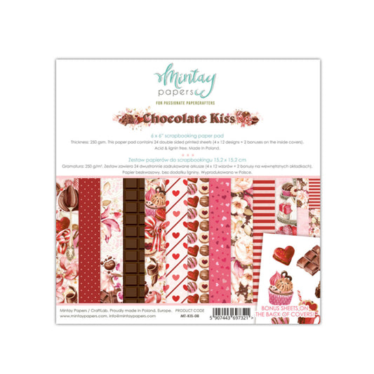 Mintay Chocolate Kiss 6 x 6 Paper Pad