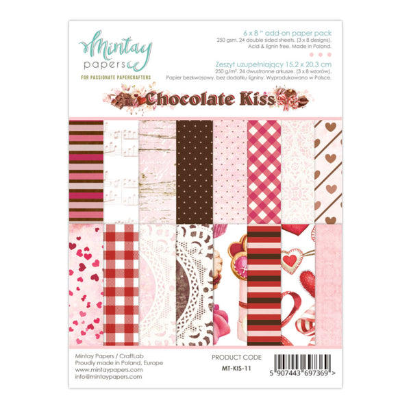 Mintay Chocolate Kiss 6 x 8 Paper Pad