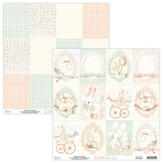 Mintay - Little One Collection - 12 x 12 Double-Sided Paper - Sheet 06