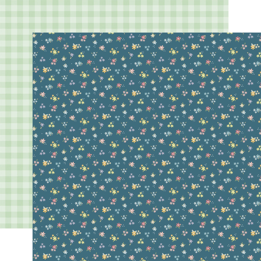 Echo Park - New Day Collection - 12 x 12 Double Sided Paper - Freshly Picked